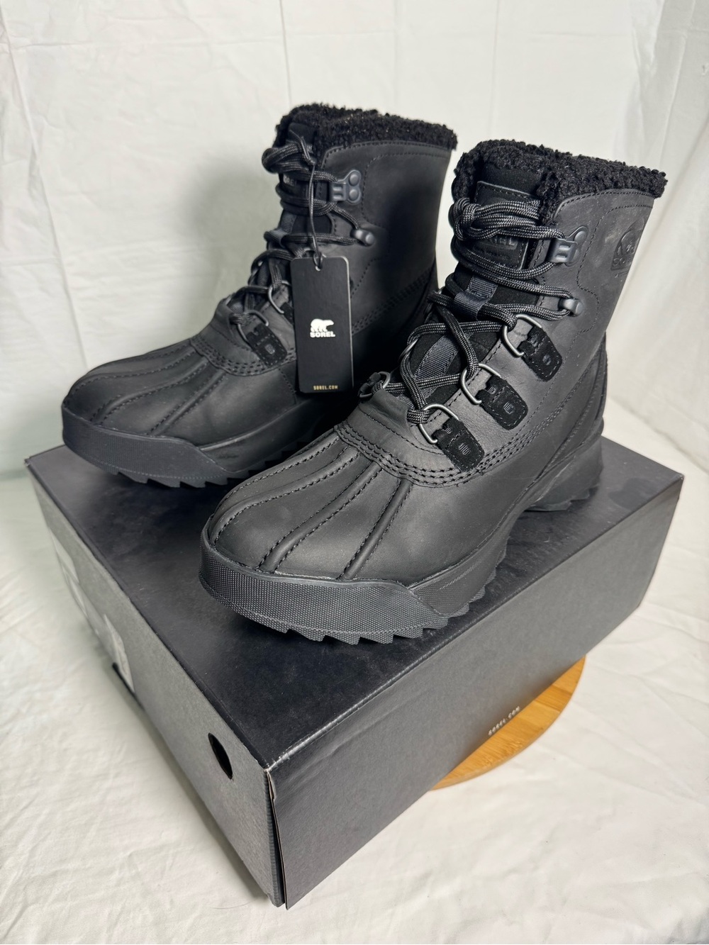 Sorel Scout 87 Lux WP Men’s Waterproof Boots Size 9 Black New With Box